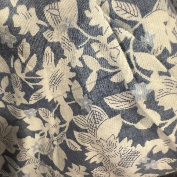 Doe & Rae Denim Look Quilted Shacket with Floral Lining | Women's M | NWOT - Picture 8 of 12